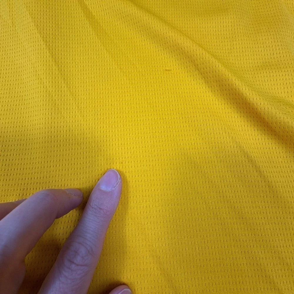 Holloway Dry Excel Performance Polo Yellow Gray Athletic Men's‎ 2XL